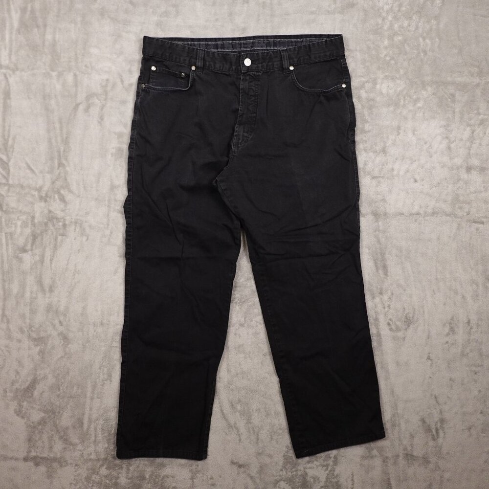 Ermenegildo Zegna jeans relaxed straight men's 40 black